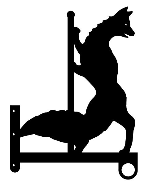 Custom Fox Flower Basket Hanger