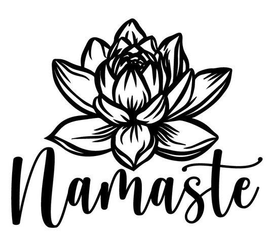 Namaste & Lotus Flower