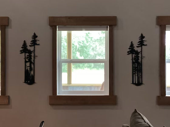 A Grouping of Pine Trees