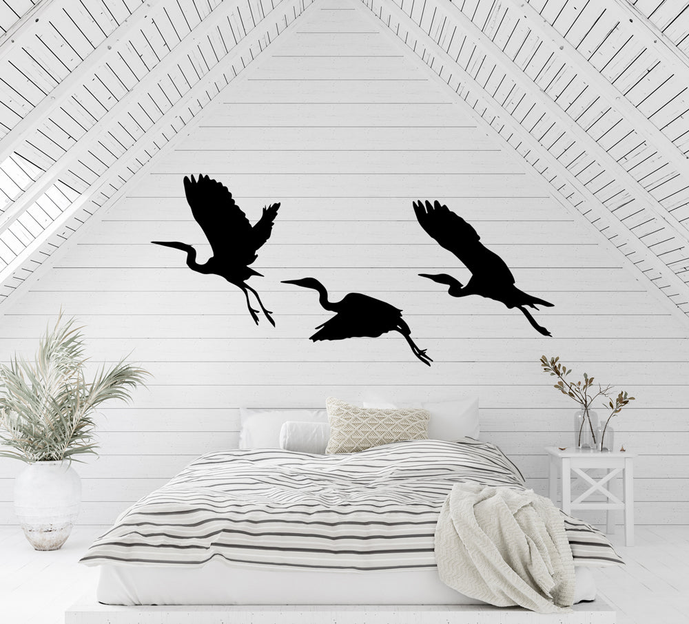 Heron Taking Flight or Landing