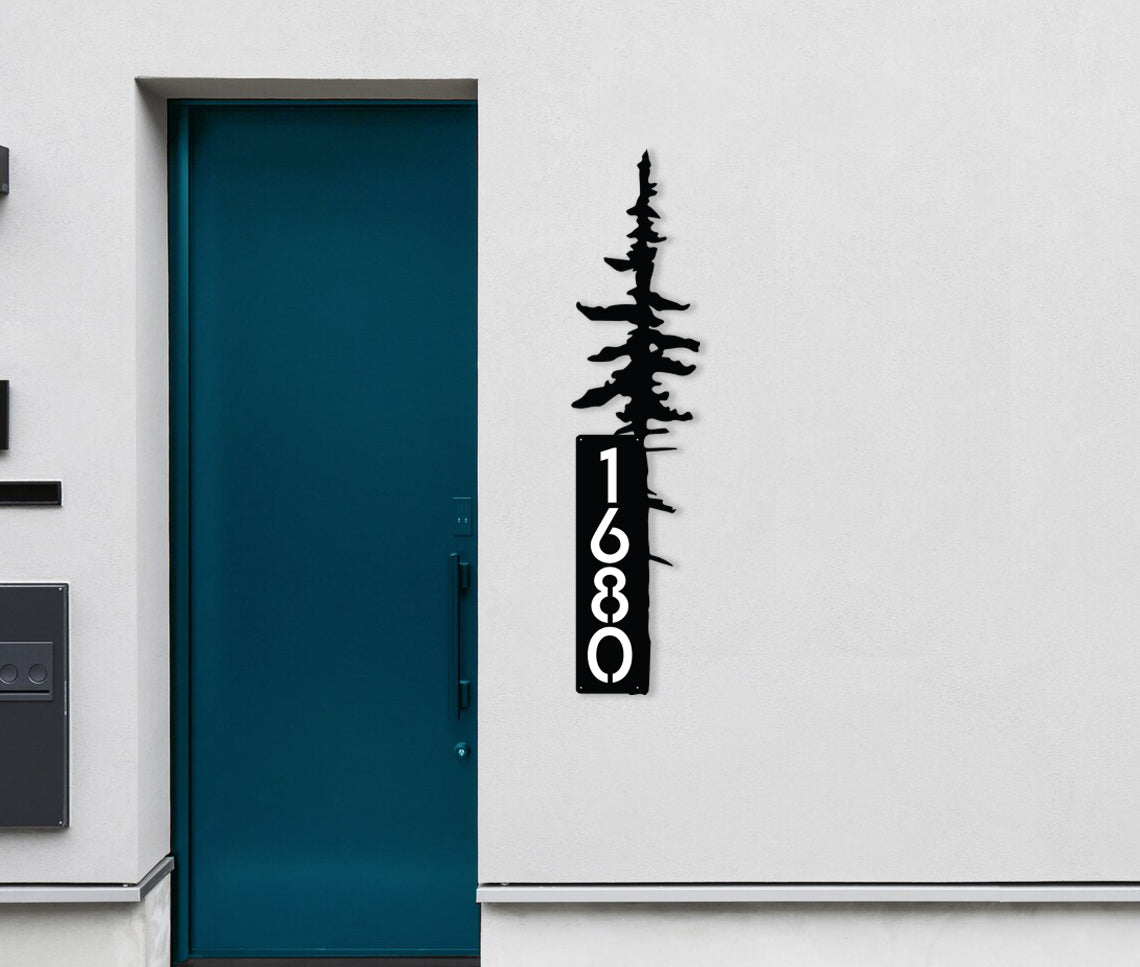 Sitka Tree Address Sign