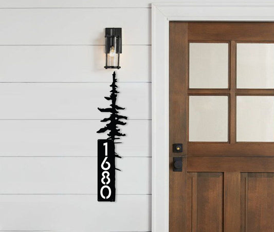 Sitka Tree Address Sign