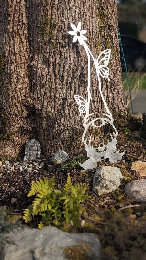 A Gnome With Butterfly's