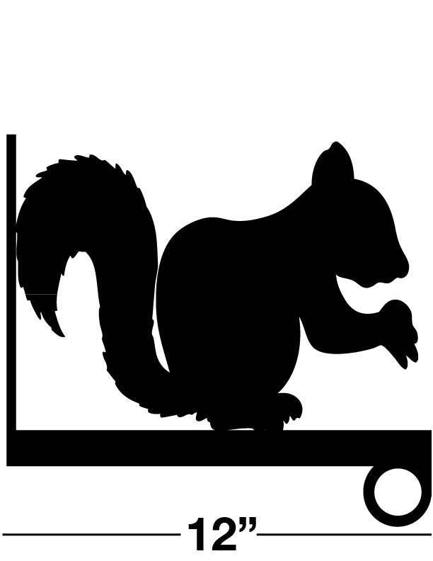 Squirrel Flower Basket Hanger