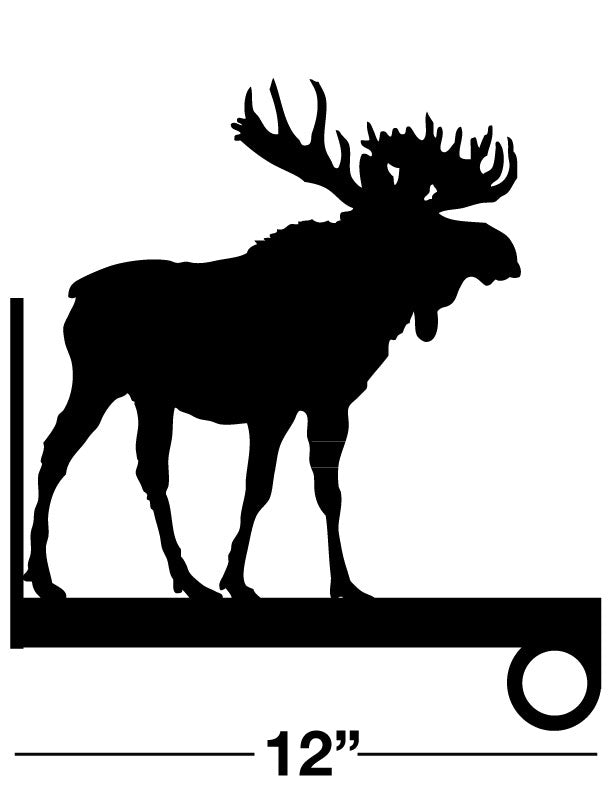 Moose Flower Basket Hanger