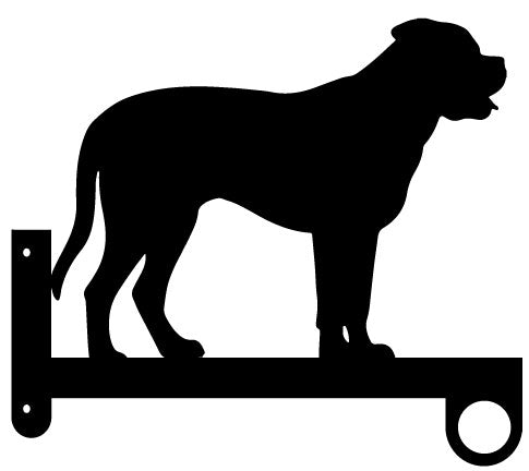 Bullmastiff Flower Basket Hanger