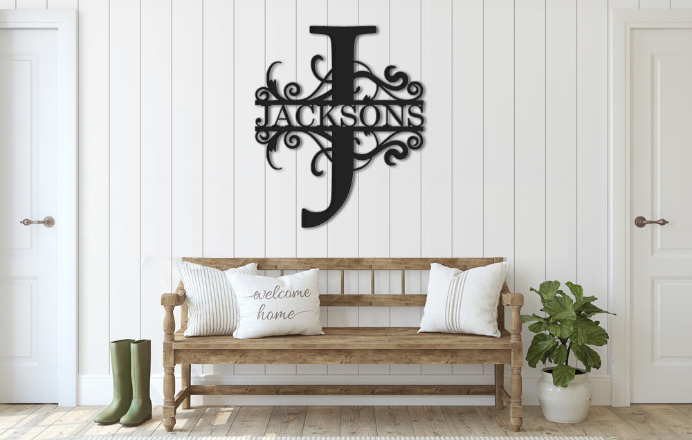 Split Letter Monogram