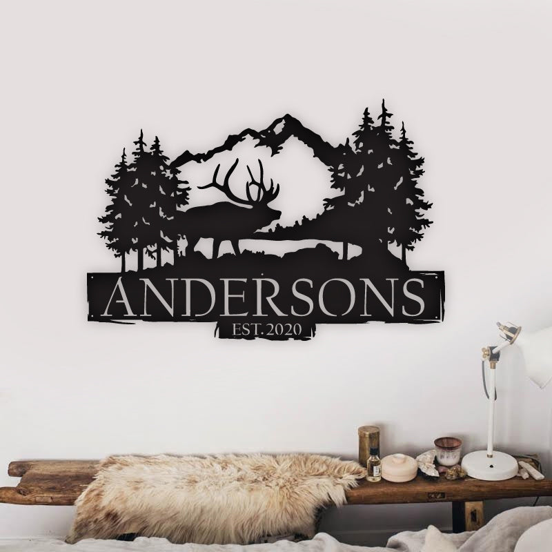 Elk Monogram