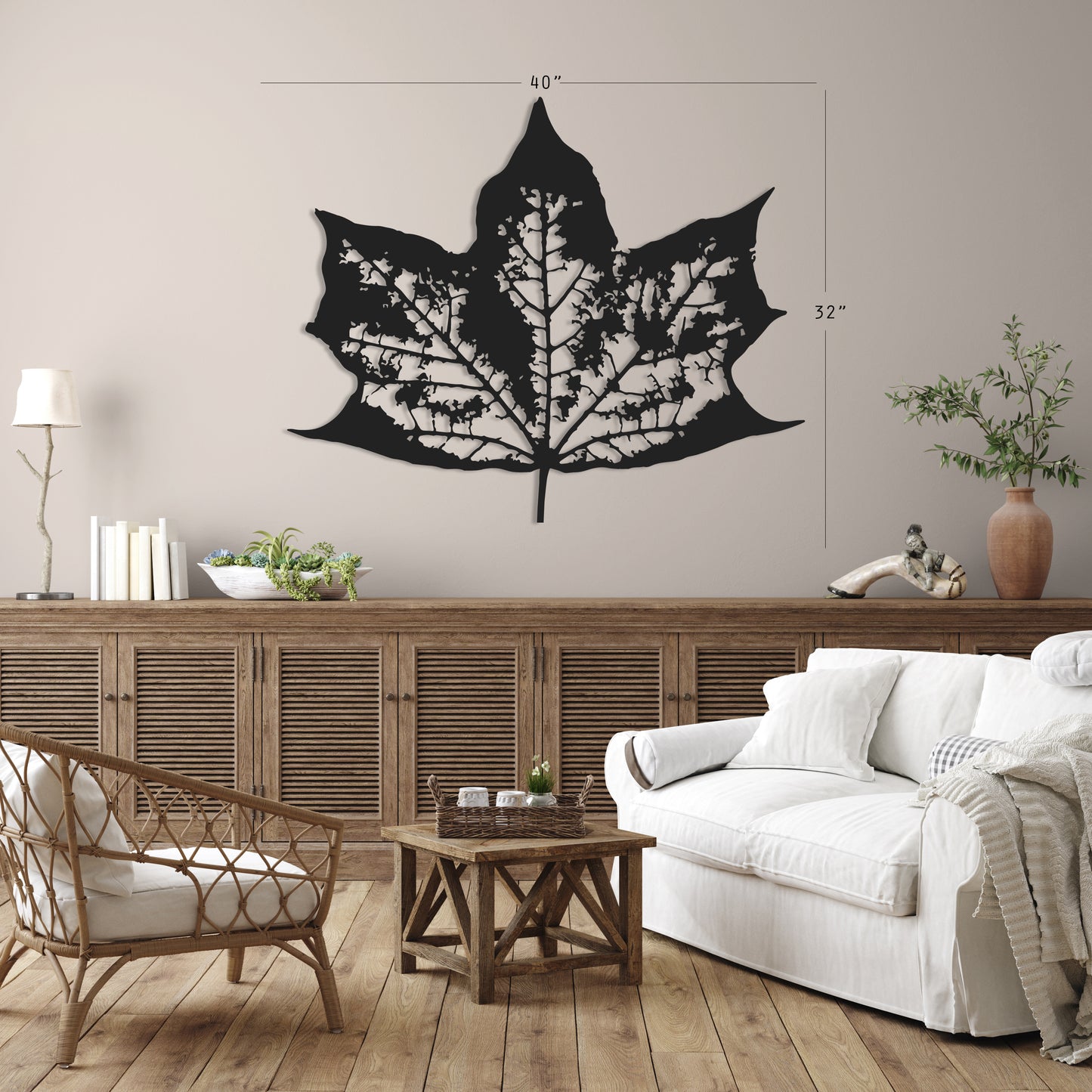 Metal Maple Leaf