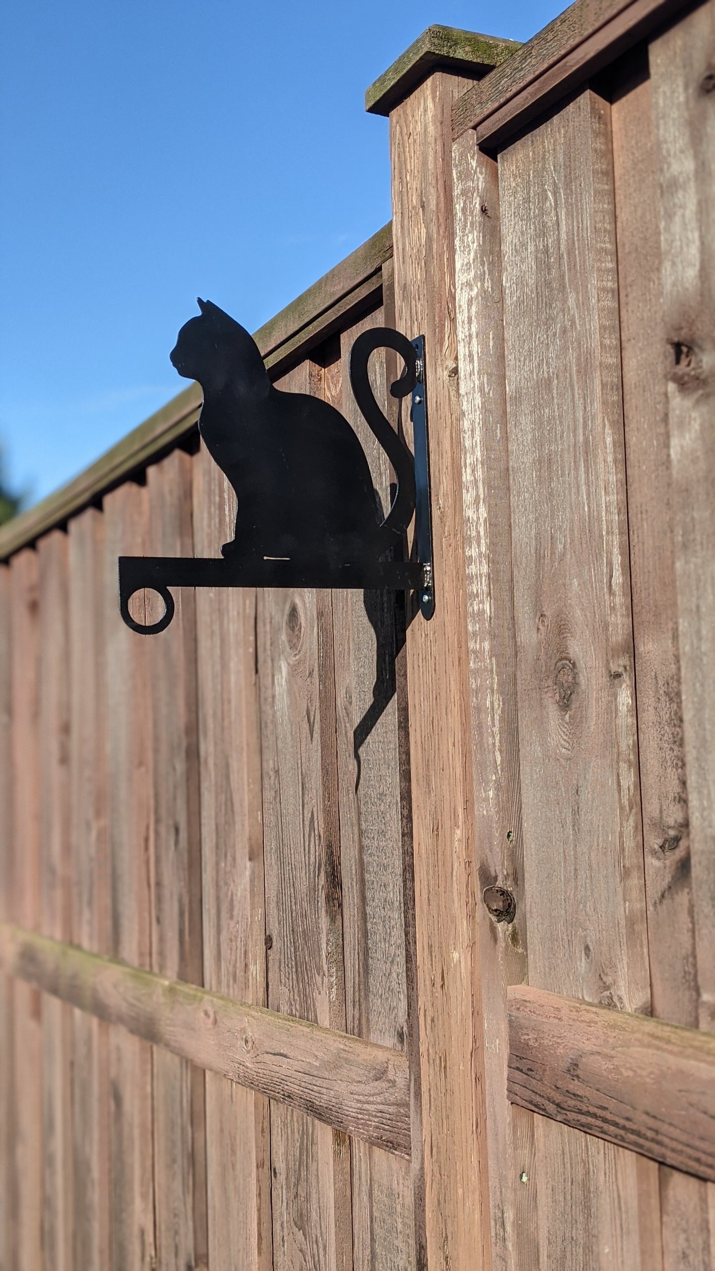 Cat Flower Basket Hanger