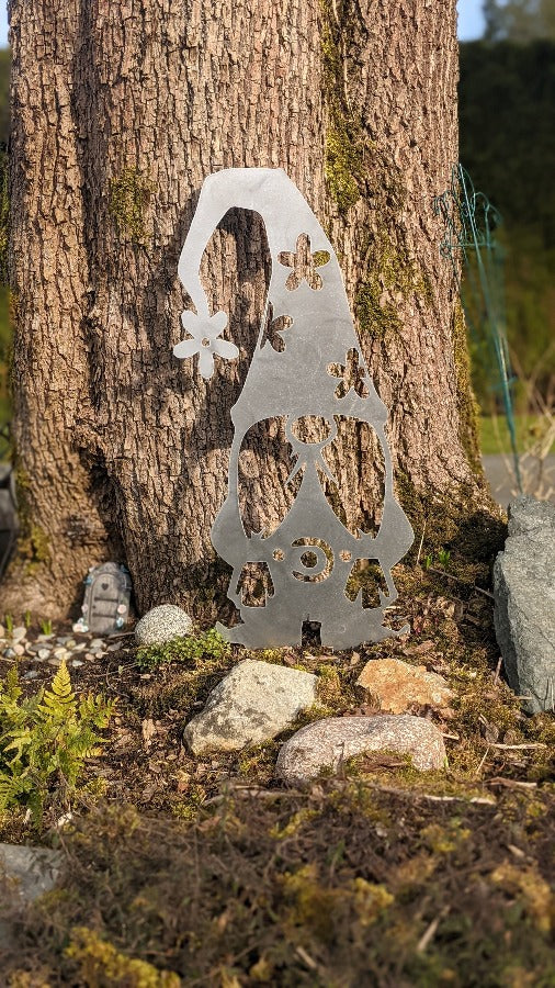 A Gnome With A Flower Hat