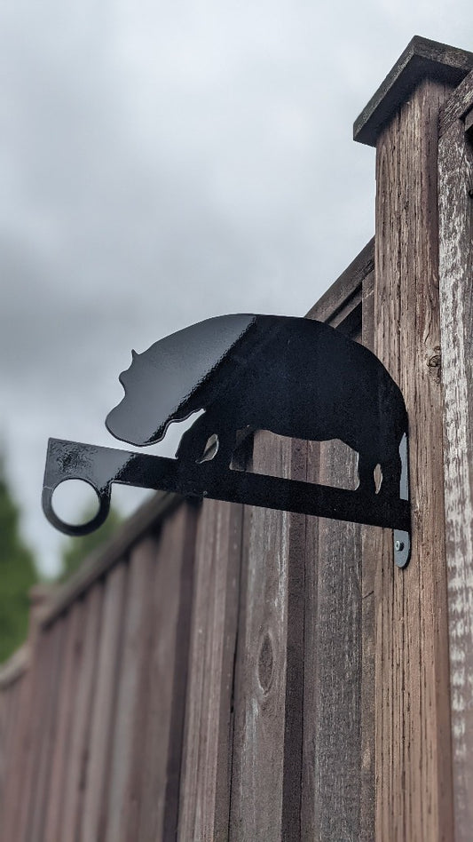 Hippo Flower Basket Hanger