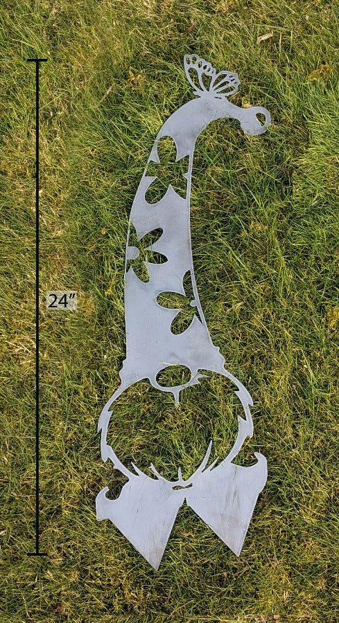 A Gnome With A Butterfly & A Flower Hat