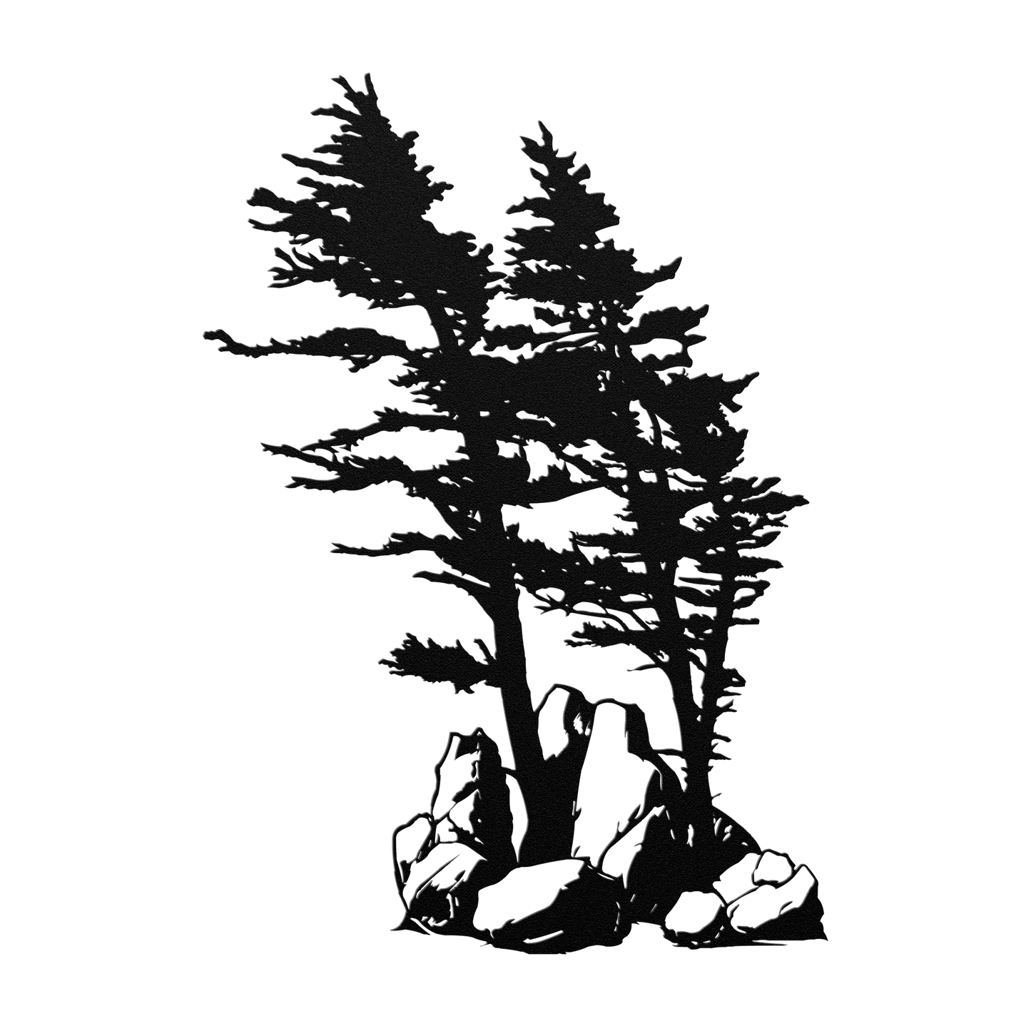 Metal_Trees_Clinging_to_a_rock_Black_Transparent_Mockup.png