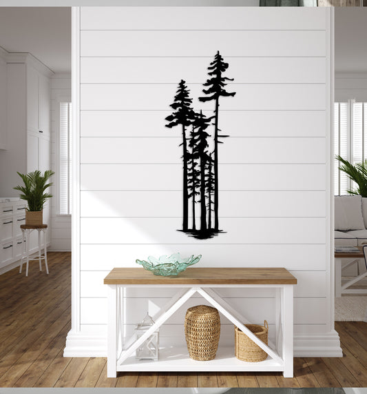 Family of Pine Trees