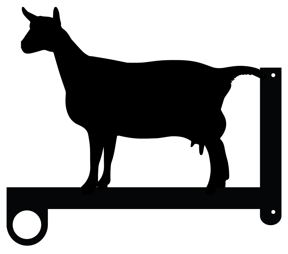 Milking Goat Flower Basket Hanger