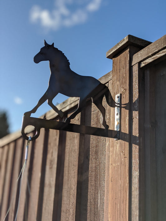 Horse Flower Basket Hanger