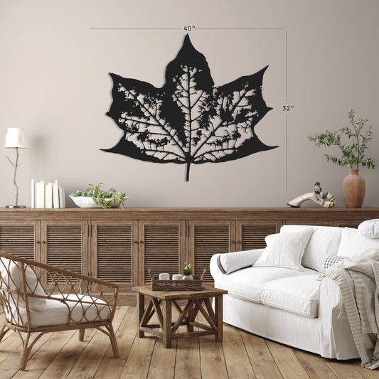 Metal Maple Leaf