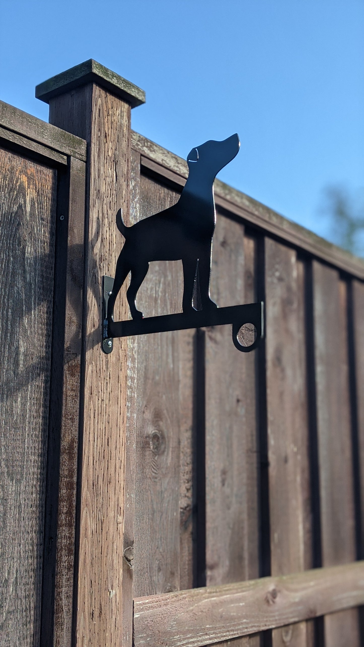 Jack Russell Terrier Flower Basket Hanger