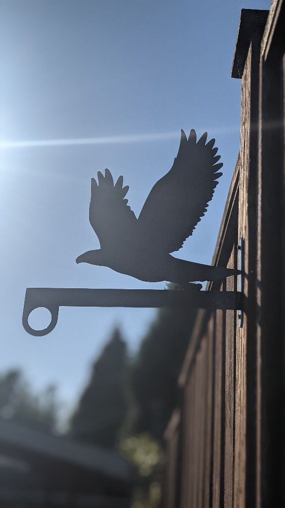 Flying Eagle Flower Basket Hanger