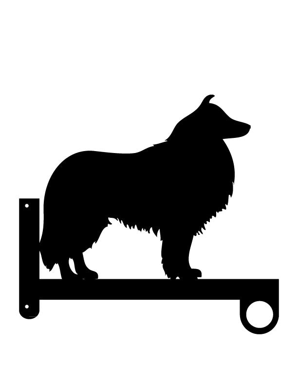 Shetland Sheepdog Flower Basket Hanger