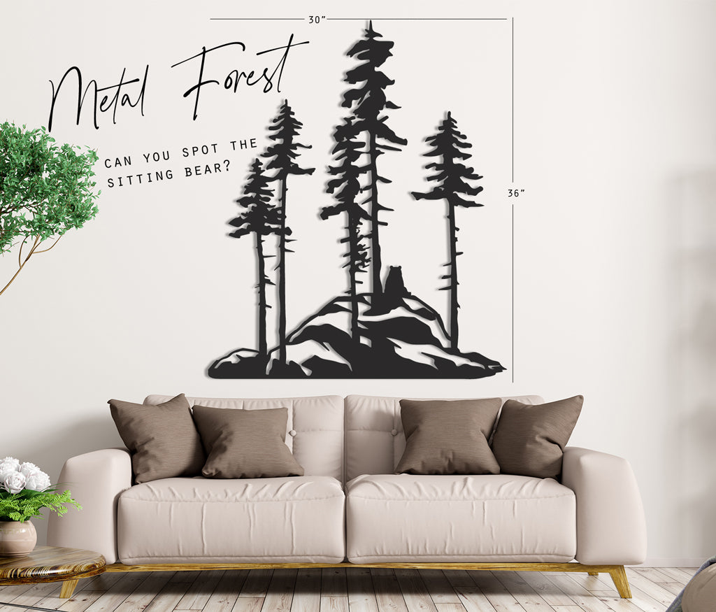 Metal Forest – Metallics Metal Artwork